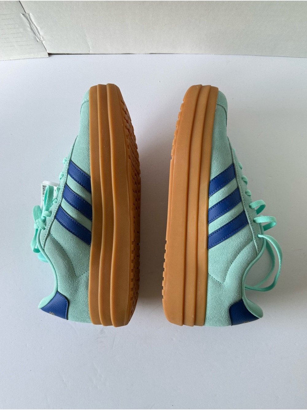 Adidas VL Court Bold Women’s Size 8.5 Platform Sneakers Aqua RoyalBlue JS3813NEW - Picture 9 of 9